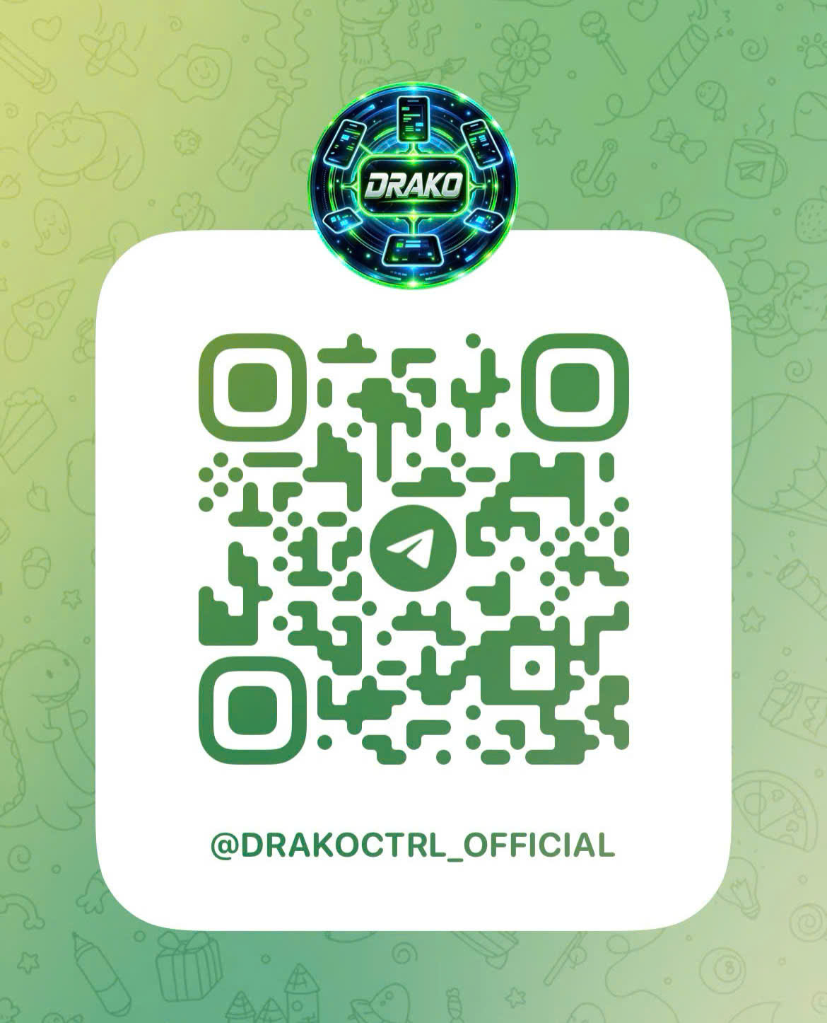 Telegram QR - DRAKO @drakoctrl_official
